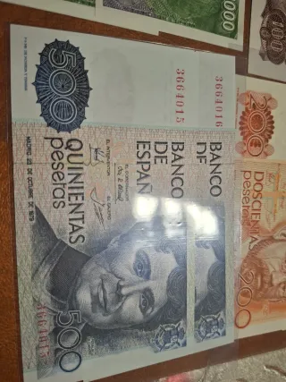 Lote Billetes España Pesetas