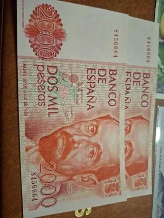 Lote Billetes España Pesetas