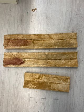 Ladrillos decorativos piedra lote