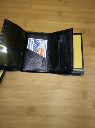 2 Carteras de hombre piel negra