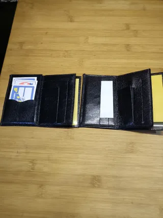 2 Carteras de hombre piel negra