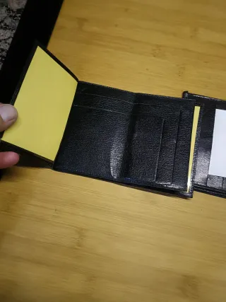 2 Carteras de hombre piel negra