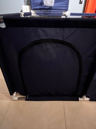 Parque infantil bebé con canasta