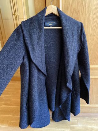 Cárdigan Paul Costelloe Lana Talla S Azul Marino