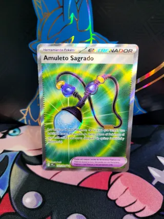 Carta Pokémon Amuleto Sagrado Entrenador