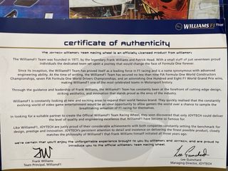 Volante Williams F1 Team PS2