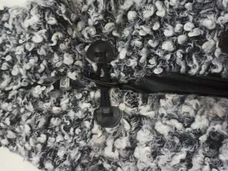 Poncho bicolore taglia unica