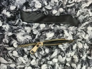 Poncho bicolore taglia unica