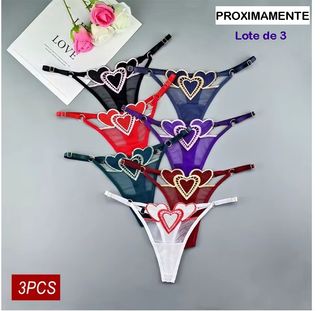 Lencería, Tanga Roja con Mariposa.