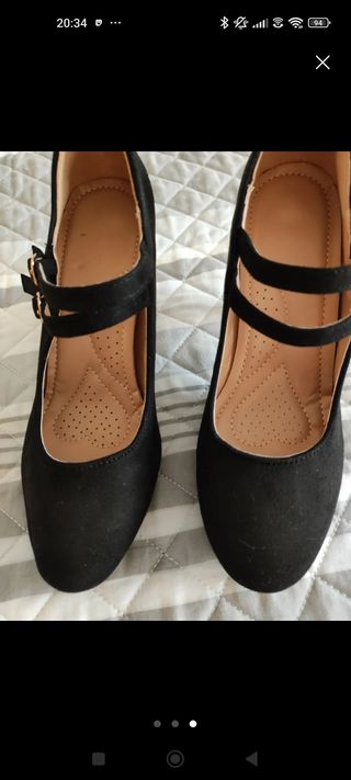 Zapatos de baile flamenco negros