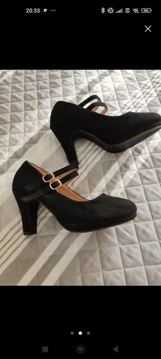 Zapatos de baile flamenco negros