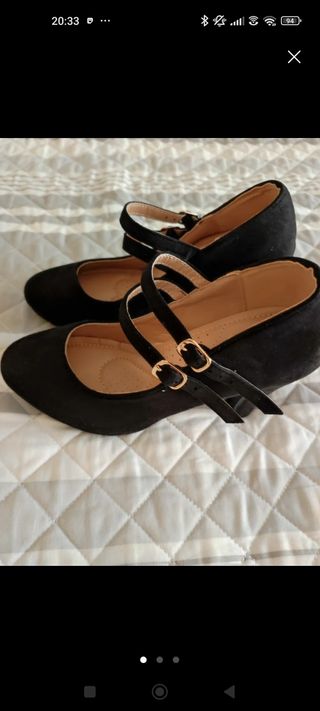 Zapatos de baile flamenco negros