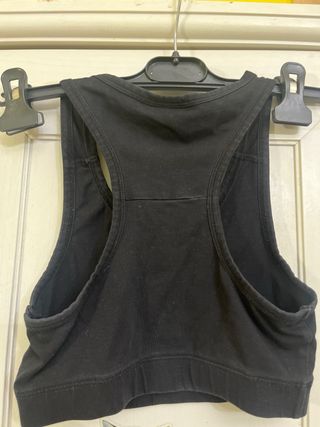 Top sportivo Leone 1947 nero taglia S