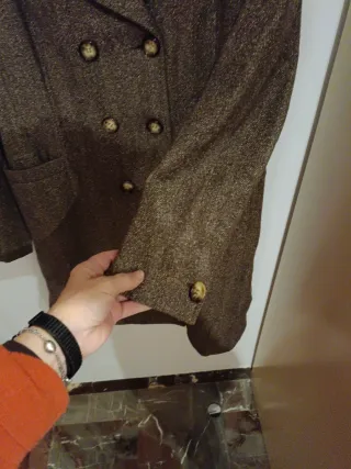 Abrigo señora N&B talla 40