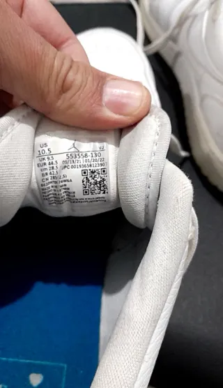 Zapatillas Nike Air Jordan Blancas Talla 42