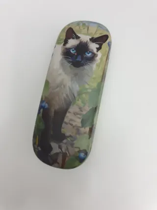 Porta gafas gato siamés