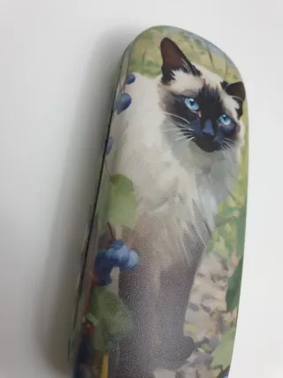 Porta gafas gato siamés