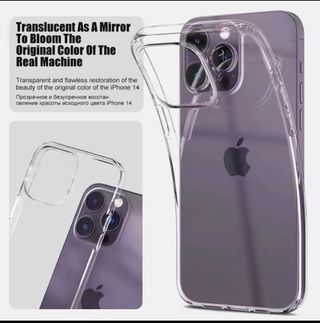 Custodia trasparente di lusso per iPhone