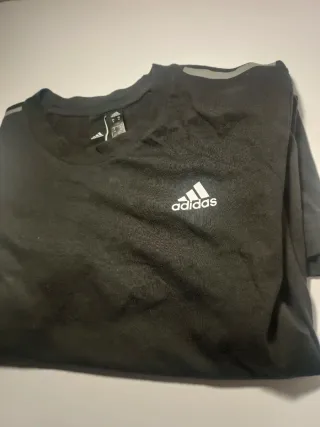 Camiseta Adidas Mangas Cortas  Negra Talla M