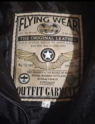 Giaccone in pelle nero