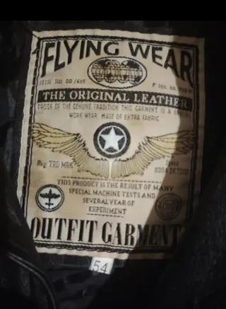 Giaccone in pelle nero