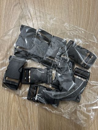 Pack Cierres Click Plástico Negro