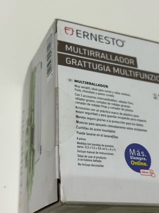 Multirallador Ernesto con accesorios