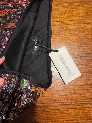 Falda Lentejuelas Fiesta Talla L