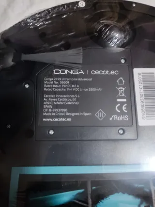 Conga 2499 Robot Aspirador Cecotec