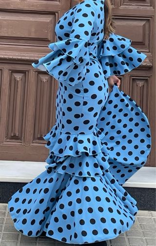 Traje de Flamenca elástico Talla 40-44