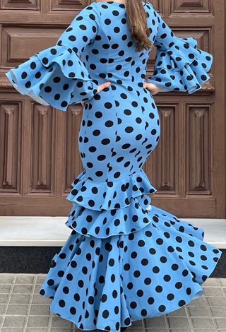 Traje de Flamenca elástico Talla 40-44
