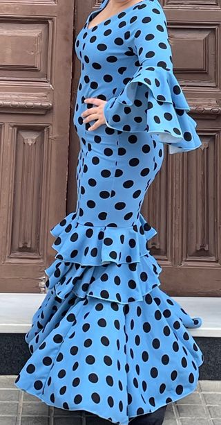 Traje de Flamenca elástico Talla 40-44