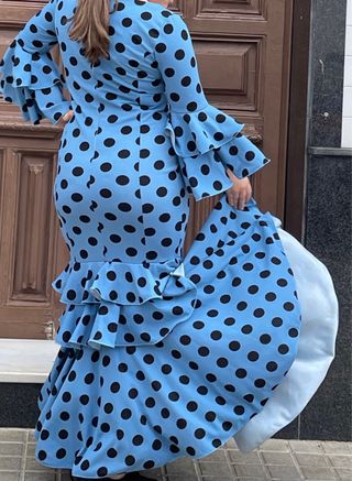 Traje de Flamenca elástico Talla 40-44