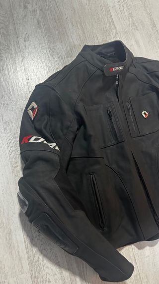 Chaqueta de cuero para moto Kore