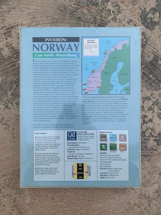 Juego INVASION: NORWAY de GMT Games Precintado