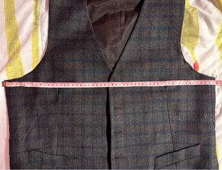 Lote de Chaleco de cuadros hombre