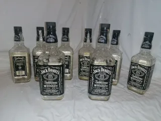 10 Bottiglie Vuote Jack Daniel's