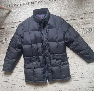 Chaqueta de plumas negra hombre ligera