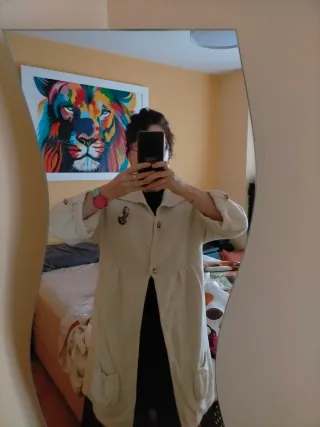 Chaqueta Blanca de punto