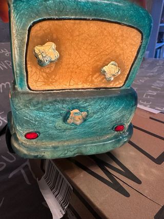 Lámpara Coche Verde y Naranja