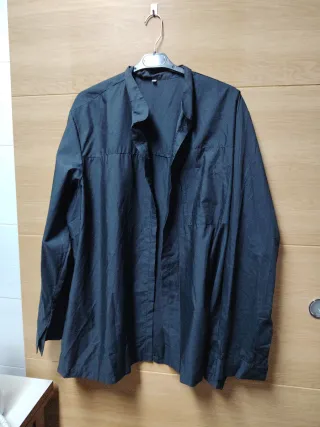 Blusón negro hombre Baserri hombro 52 y altura 81