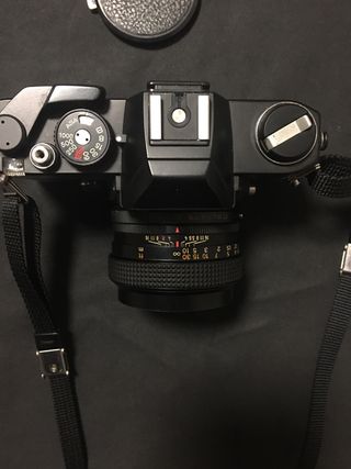 Camara 35mm konica autoreflex tc mecanica.