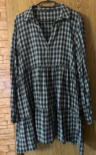 Vestido corto Zara cuadros