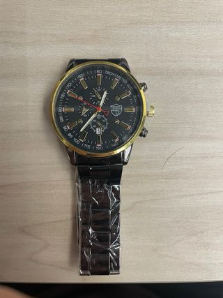 Relojes Geneva Negro y Dorado