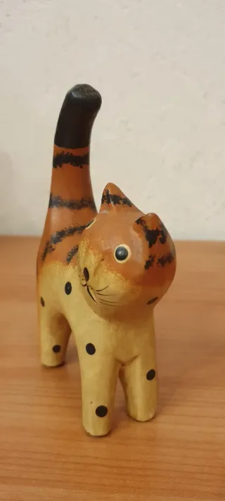 Statuetta gatto decorativa