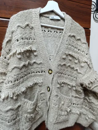 Jersey Zara Beige Talla Única