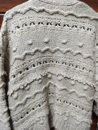 Jersey Zara Beige Talla Única