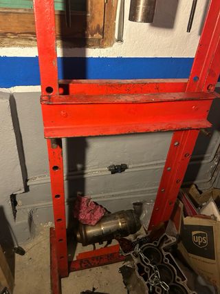 Prensa Hidráulica 20 Toneladas el manómetro falla