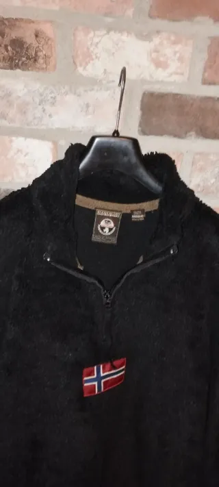 Giaccone Napapijri Pile Uomo Nero