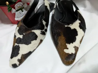 Bailarinas Zara estampado vaca